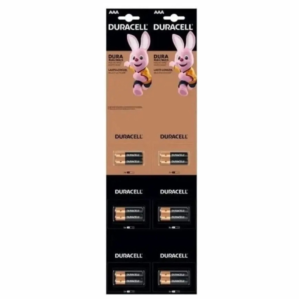 Pila Duracell AAA alcalina BP12 x2unidades