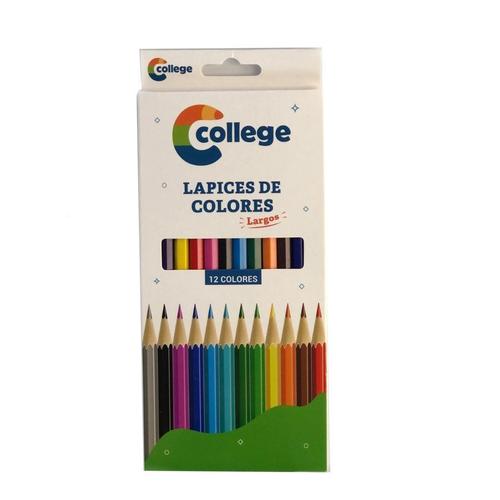 LAPICES DE COLORES TRAZOS LARGO X12