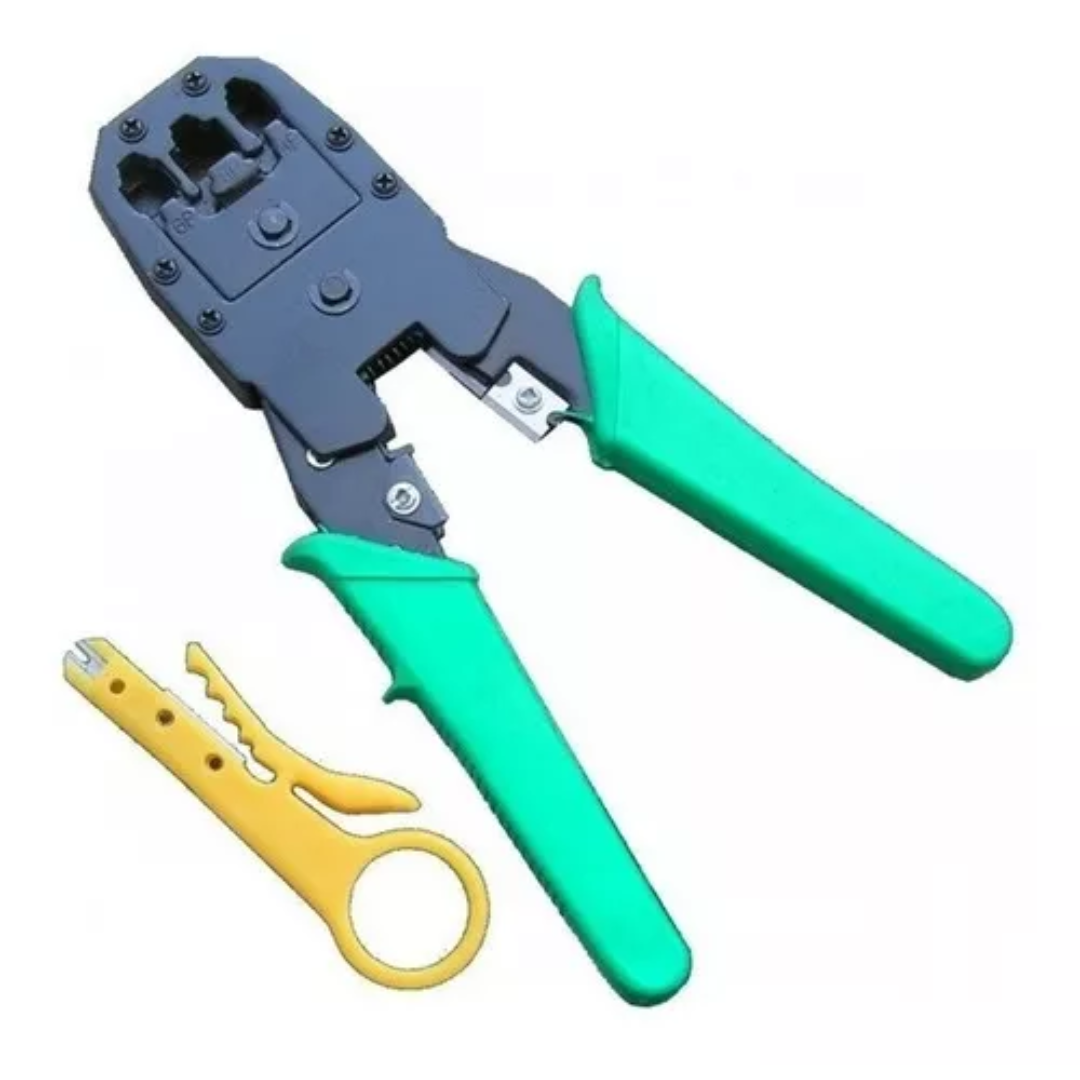 PINZA CRIMPEADORA + PELA CABLE RJ45/11/9 OB315