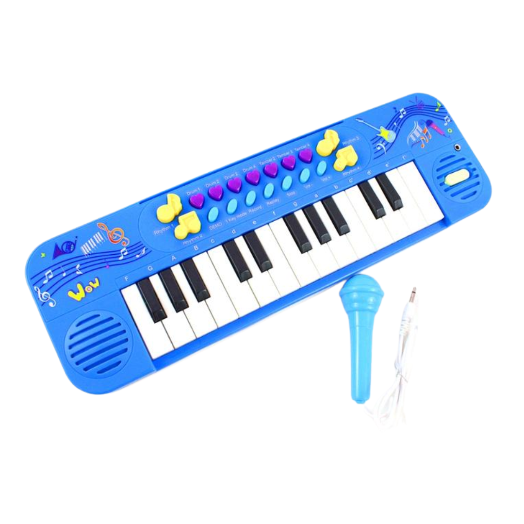 PIANO TECLADO CON MICROFONO PARA NIÑOS