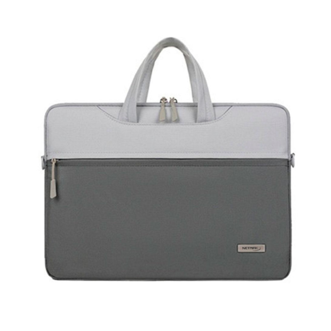 MALETIN NETMAK NM-ML1S PARA NOTEBOOK 15.6" C/CORREA DESMONTABLE GRIS 