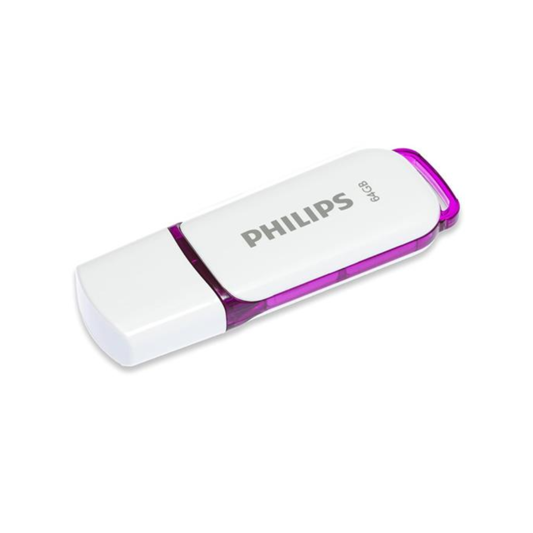 PENDRIVE PHILIPS 64GB SNOW USB 3.0 PURPLE
