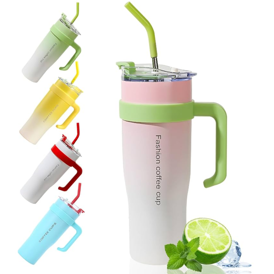 VASO TERMICO 1200ML C/SORBETE T-137 