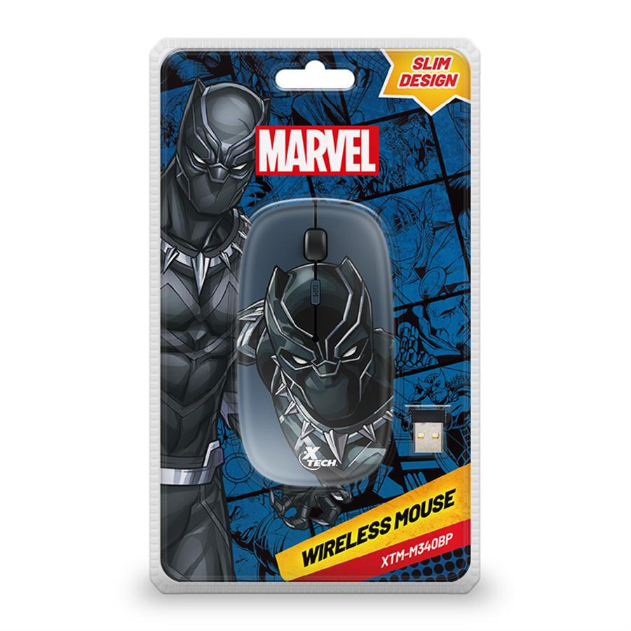 Xtech Mouse Inalambrico Usb Black Panther Color Negro