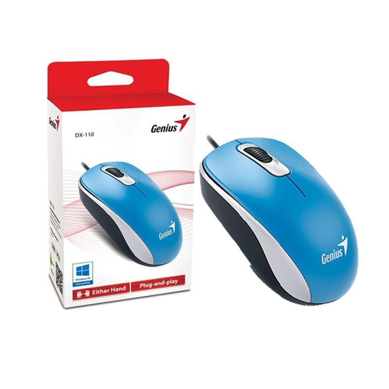 MOUSE GENIUS DX-110 USB BLUE