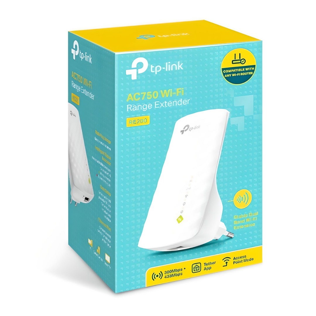 ACCESS POINT EXTENSOR TP-LINK RE200 DUAL BAND AC750