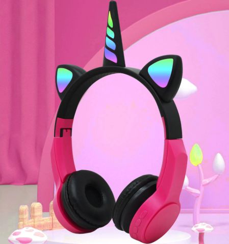 AURICULAR BLUETOOTH NOGA UNICORNIO ARIS NG-C474BT ROSA/NEGRO