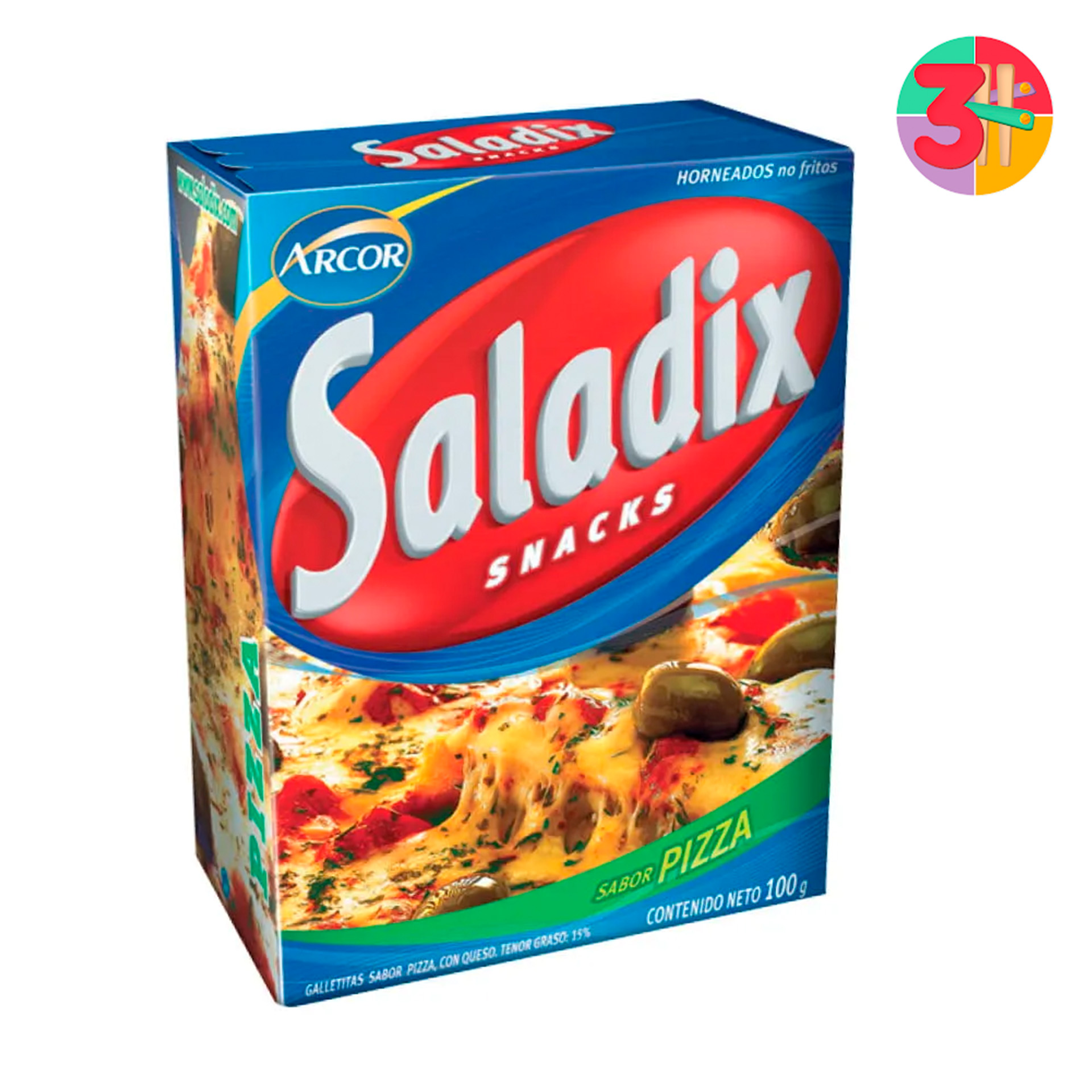 Saladix caja Pizza 100Gr.