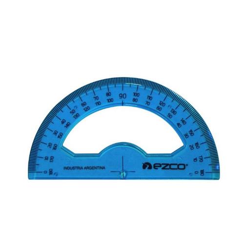 TRANSPORTADOR ESCOLAR EZCO AZUL 180º