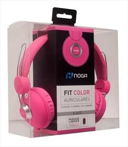 AURICULAR NOGANET X2670 FIT COLOR M/LIBRES ROSA