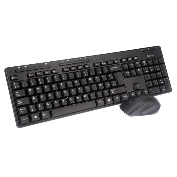 Kit Wireless Teclado + Mouse KEK-195 Kolke