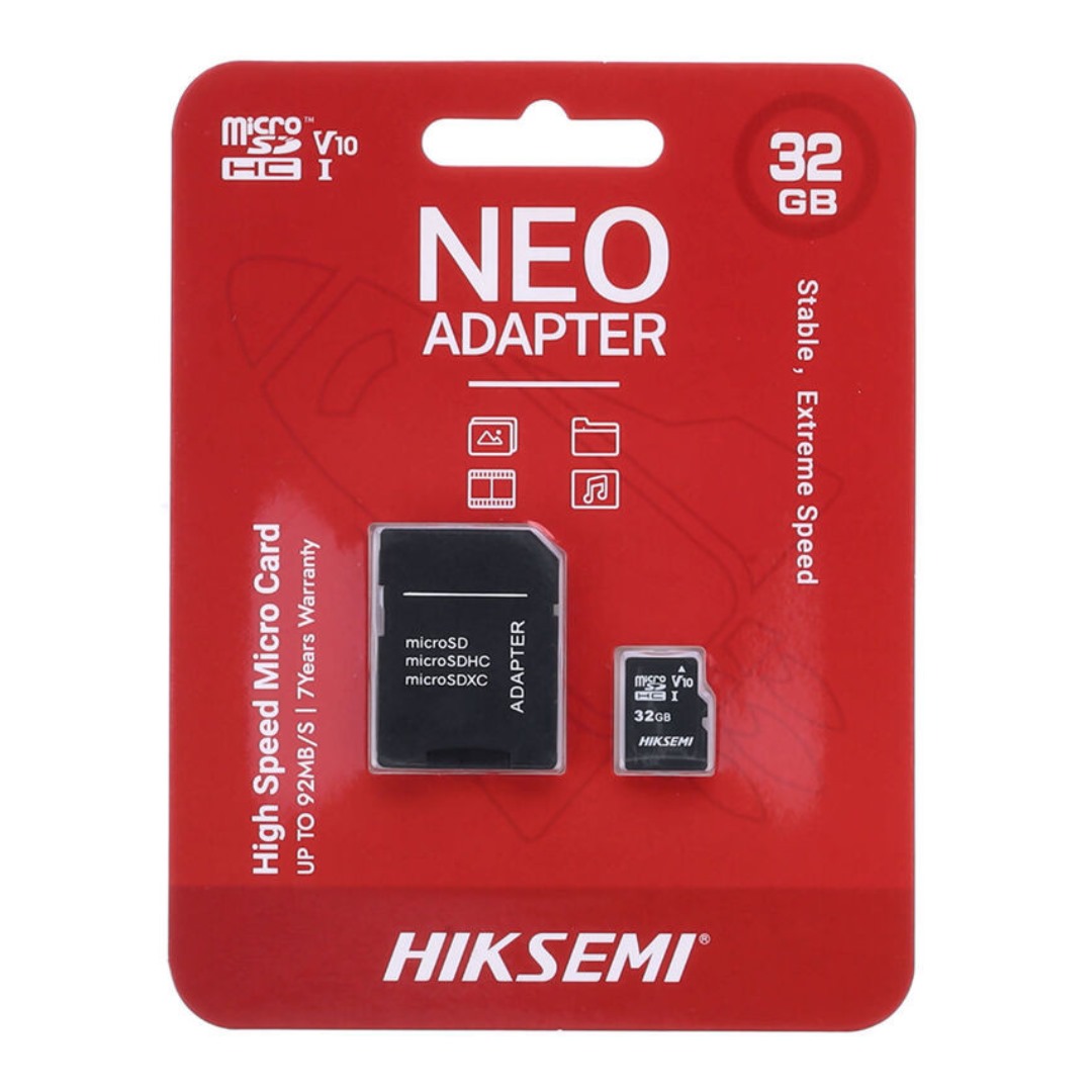 MEMORIA HIKSEMI MICRO SD 32GB NEO C/ADAP 6089