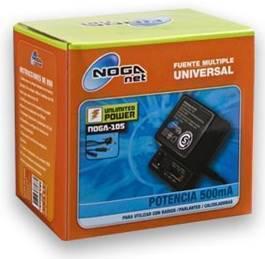 FUENTE MULTIPLE NOGANET NOGA-105 500MA (oportunidad)