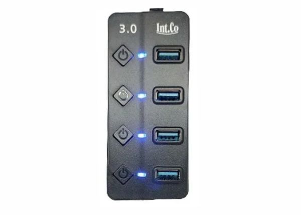 Hub USB 2.0 de 4 bocas KQH-4911 IntCo