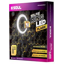 Aro de Luz LED 8" con Tripode 2m Soul