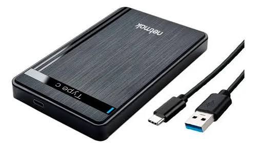 CAJA EXTERNA NETMAK-NM-CASE-C USB- 3.1PARA DISCO SSD 2.5
